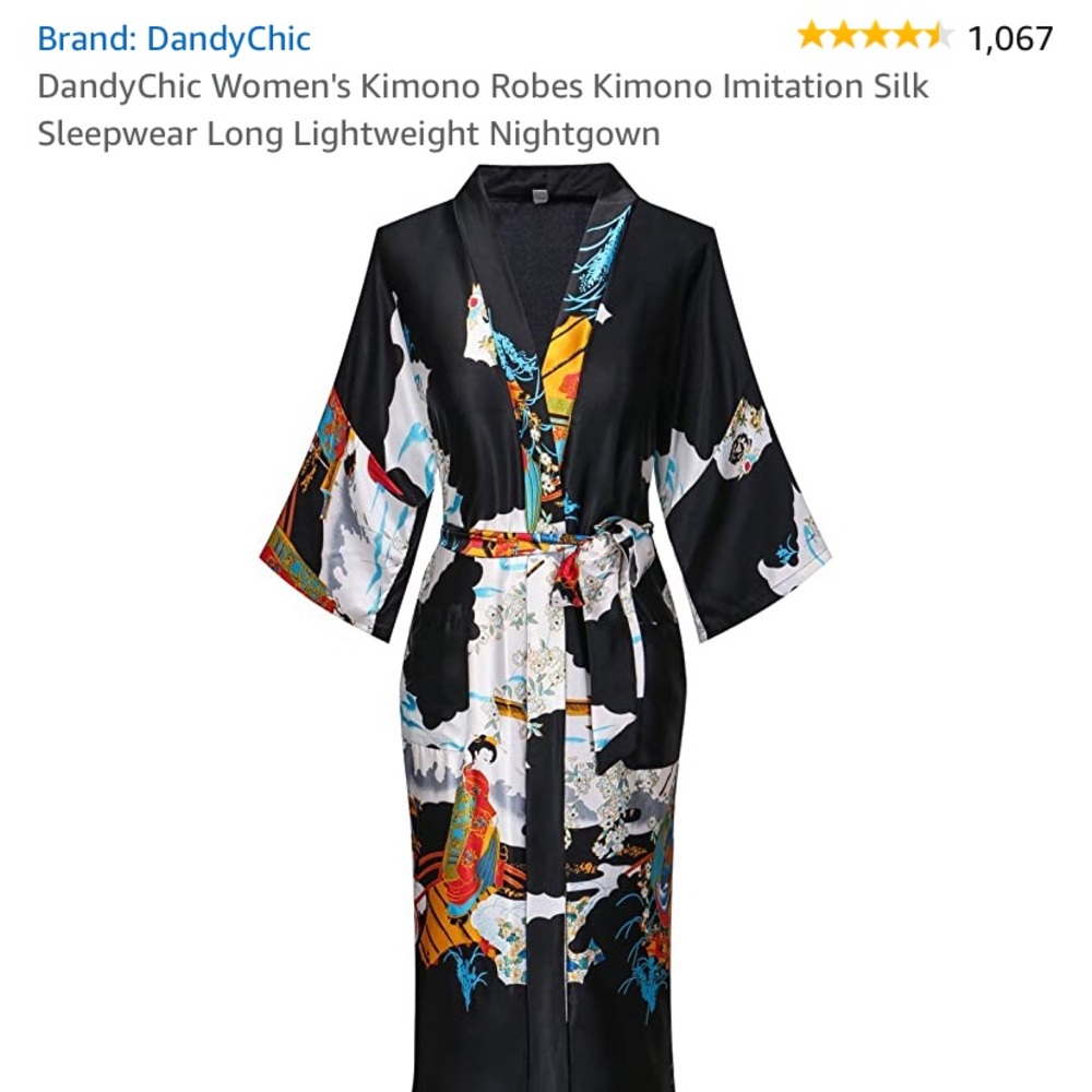 Women's Kimono Robes (Silk Long Lightweight)